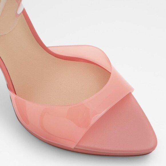 Aldo Docilla Coral Strappy Stiletto Platform Heeled Sandal SZ 10 - Picture 4 of 7